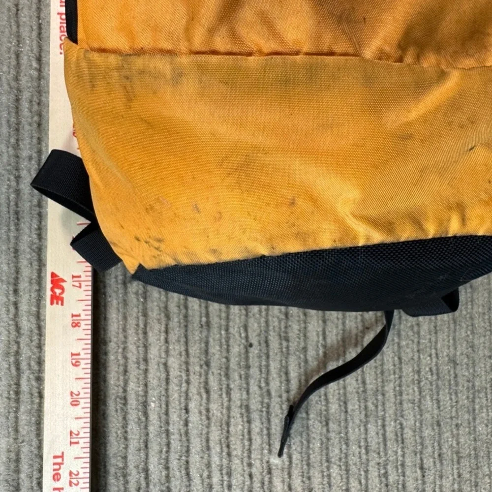 Patagonia Atom Sling Backpack Yellow Black Vintage Made in USA Hiking Bag
